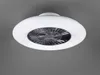 LED Ventilateur de plafond VISBY Chrome/Blanc Ø59cm - Voir les images du produit 8