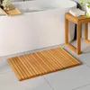 vidaXL Badematte Uni Braun 80 x 50 cm Massives Akazienholz Produktbild-Vorschau 2