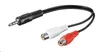 Cable de audio PREMIUMCORD de 3,5 mm (conector Jack) a 2x Vista previa de la imagen del producto 2