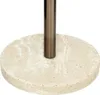 Close-up of a round marble-effect base with a metal pole extending upwards. Podgląd zdjęcia produktu