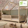 Crazy Pine Hausbett 100x200 cm – Kinderbett aus Naturholz – Produktbild-Vorschau 4