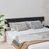 vidaXL Kopfteil Schwarz 204x3x81 cm Massivholz Kiefer Produktbild-Vorschau 4
