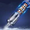 A close-up, stylized illustration of the internal motor and dustbin of a handheld vacuum cleaner, with glowing blue accents suggesting power and airflow. Náhled obrázku produktu