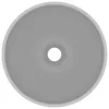 vidaXL Lavabo de luxe Rond Mat Gris clair 32,5x14 cm Voir les images du produit 9