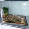 Spritzschutz Herdabdeckplatte Schneidebrett aus Glas Produktbild-Vorschau 2