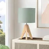 Lampa stołowa EDISHINE z drewna, lampka nocna LED z Podgląd zdjęcia produktu 1