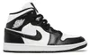 Nike Jordan 1 Mid Black White Panda Sneaker 44 Produktbild-Vorschau 1