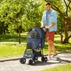 PawHut passeggino per cani, passeggino pieghevole per cani, Anteprima dell’immagine prodotto 2