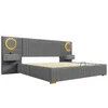 Flieks Hydraulisches Polsterbett 180x200cm mit Usb, Produktbild-Vorschau 7