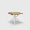Ausziehbarer Tisch 90 x 90/194 cm. Platte aus Natureiche Produktbild-Vorschau 6