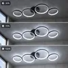 Moderne LED plafondlamp 4-ring, trappenloos dimbaar, Podgląd zdjęcia produktu 4