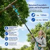 Accu-mini kettingzaag 2-in-1, 8 inch, met telescopische Productafbeelding-voorbeeld 8
