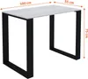 A product shot of a table with dimensions indicated. Náhled obrázku produktu