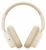 A pair of beige wireless headphones is shown against a white background. Anteprima dell’immagine prodotto