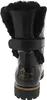 The back view of a black winter boot with fur trim. Anteprima dell’immagine prodotto