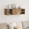 vidaXL Nástěnná skříňka Artisan dub 101x30x29 cm materiál Náhled obrázku produktu 2
