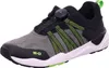 A single black and gray sneaker with green accents is shown from a side-angle on a white background. Produktbild-Vorschau