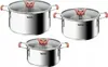 Tefal OptiSpace Topfset 6-tlg. Edelstahl Induktion + Deckel Produktbild-Vorschau 1