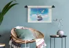 MuchoWow® Wandteppich Wandbehang Boot - Wasser - Möwe 60x40 Produktbild-Vorschau 5