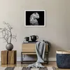 Gerahmtes Poster - Weißer Rahmen - Leopard Panther Katze - Produktbild-Vorschau 7