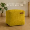 Green Bean® Indoor Sitzhocker Pouf 40x40x40cm EPS-Perlen Produktbild-Vorschau 2