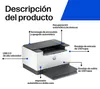 HP LaserJet Drukarka M209d, Laser, 600 x 600 DPI, A4, 29 Podgląd zdjęcia produktu 4