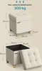 SONGMICS Sitzhocker, 37L, klappbare Sitztruhe, Produktbild-Vorschau 4