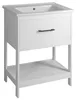 Aqualine Zuno - Lavabo 650x450 mm, con sfioratore, con foro Anteprima dell’immagine prodotto 2