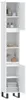 vidaXL Badschrank Weiß 30x30x190 cm Holzwerkstoff Produktbild-Vorschau 3