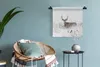 MuchoWow® Wandteppich Wandbehang Hirsche - Winter - Schnee Produktbild-Vorschau 6