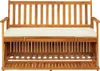 vidaXL Banc de rangement de jardin en bois d'acacia massif Voir les images du produit 2
