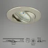 3 x Briloner LED Einbauleuchte rund Nickel matt IP23 3 x Produktbild-Vorschau 7