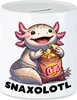 Snaxolotl Lustiges Tierwesen Spardose - Snackliebhaber Produktbild-Vorschau 1