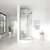 HOME DELUXE - Prysznic parowy WHITE PEARL - Wymiary 100 x Podgląd zdjęcia produktu 3