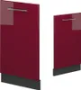 Geschirrspülblende Vicco Fame-Line Bordeaux Hochglanz 45 cm Produktbild-Vorschau 4