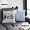 Trendation - Lustige Panda Deko-Kissen mit Füllung 40x40 Produktbild-Vorschau 2