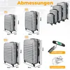 KESSER® Set de 4 valises rigides Set de valises rigides Set Voir les images du produit 2