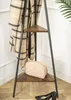 Wieszak na płaszcze Loft 49x49x179 cm czarno-brązowy Podgląd zdjęcia produktu 9