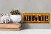Holzschild Hinweis 27x10cm Kehrwoche Produktbild-Vorschau 4