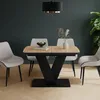 Jedálenský stôl Vicco Fenaro Dub Goldkraft/čierna 120-160 x Náhľad obrázku produktu 7