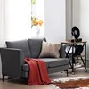 COSTWAY sofa dwuosobowa 2 seater nowoczesna, tkanina sofa Podgląd zdjęcia produktu 2