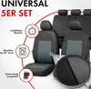 WALSER Auto-Sitzbezug Sandray Komplettset, Universal Produktbild-Vorschau 2