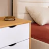 Nachttisch COLIMA, 2 Schubladen, Massivholz Kiefer, ideal Produktbild-Vorschau 4