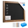 Lavagna nera da gesso in cornice di legno 50x40  cm Anteprima dell’immagine prodotto 23