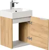 WC ospiti Lavabo salvaspazio "Cubi 40 cm" Rovere oro Anteprima dell’immagine prodotto 4