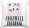 Trendation - Offizielle TeeDeko-Kissen mit Füllung 40x40 Produktbild-Vorschau 1