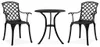 vidaXL 3dílná sada Bistro Set Cast Aluminium Black Náhled obrázku produktu 8