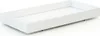 A white storage drawer with wheels, shown from a diagonal angle on a white background. Voir les images du produit