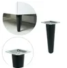 A product shot of a furniture leg with two close-up insets. Produktbild-Vorschau