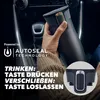 A person is holding a black insulated mug inside a car. Anteprima dell’immagine prodotto